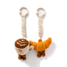 Load image into Gallery viewer, 2 Pack Mini Market Brunch Stroller Toys - Coffee & Croissant
