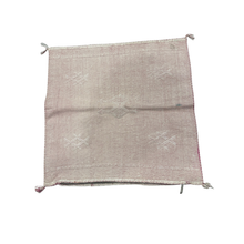 Load image into Gallery viewer, Moroccan Cactus Silk Cushion 50X50 | *Imperfect - Light Pink