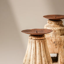 Load image into Gallery viewer, Vintage Indian Table Leg Candlestand | 20cm