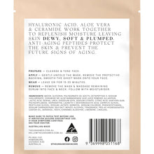 Load image into Gallery viewer, Hydrating & Anti-Aging Sheet Mask