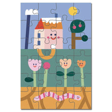 Load image into Gallery viewer, 24 Piece Kids Puzzle |  Under the Garden
