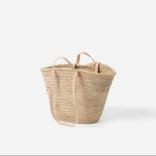 Load image into Gallery viewer, Moroccan Basket with Leather Handles