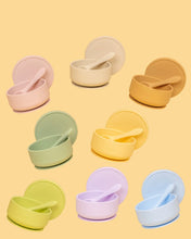 Load image into Gallery viewer, Silicone Suction Bowl with lid + Spoon Set | Vanilla