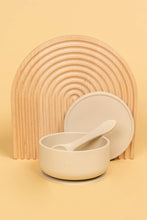 Load image into Gallery viewer, Silicone Suction Bowl with lid + Spoon Set | Vanilla
