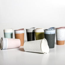 Load image into Gallery viewer, It’s a Keeper Ceramic Cup Tall | White Linen