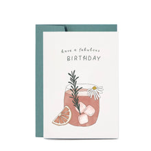 Load image into Gallery viewer, Birthday Cocktail Greeting Card

