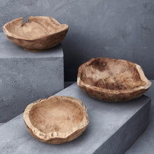 Load image into Gallery viewer, Hand Carved Tree Root Serving Bowl