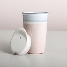 Load image into Gallery viewer, It’s a Keeper Ceramic Cup Tall | Strawberry Milk