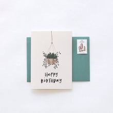 Load image into Gallery viewer, Hanging Plant Greeting Card
