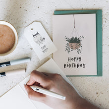 Load image into Gallery viewer, Hanging Plant Greeting Card