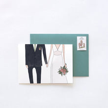 Load image into Gallery viewer, Wedding Man & Woman Greeting Card
