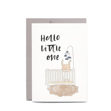 Load image into Gallery viewer, Baby Crib Greeting Card