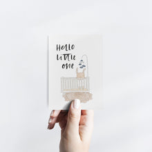 Load image into Gallery viewer, Baby Crib Greeting Card