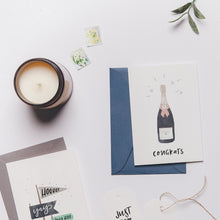 Load image into Gallery viewer, Congrats Champagne Greeting Card