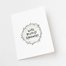 Load image into Gallery viewer, Sympathy Wreath Greeting Card