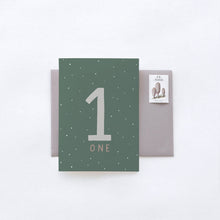 Load image into Gallery viewer, ONE 1st Birthday Greeting Card