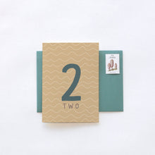 Load image into Gallery viewer, TWO 2nd Birthday Greeting Card