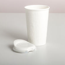 Load image into Gallery viewer, It’s a Keeper Ceramic Cup Tall | White Linen