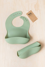 Load image into Gallery viewer, Silicone Bib | SAGE