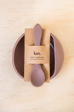 Load image into Gallery viewer, Silicone Bowl + Spoon | HEATHER