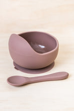Load image into Gallery viewer, Silicone Bowl + Spoon | HEATHER