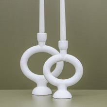 Load image into Gallery viewer, Thea Candlestand White | Short