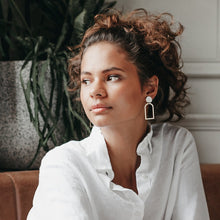 Load image into Gallery viewer, Arches Earring | White