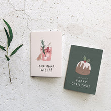 Load image into Gallery viewer, Christmas Pudding Greeting Card