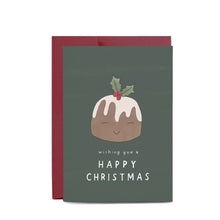 Load image into Gallery viewer, Christmas Pudding Greeting Card