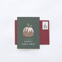 Load image into Gallery viewer, Christmas Pudding Greeting Card