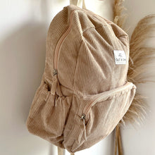 Load image into Gallery viewer, Corduroy Junior Backpack | Sand