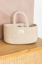 Load image into Gallery viewer, Cotton Rope Nappy Caddy Organiser