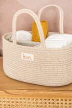 Load image into Gallery viewer, Cotton Rope Nappy Caddy Organiser