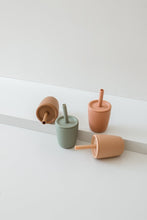 Load image into Gallery viewer, Silicone Straw Cup | Sage