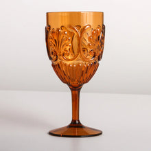 Load image into Gallery viewer, flemington-acrylic-wine-glass-amber-1

