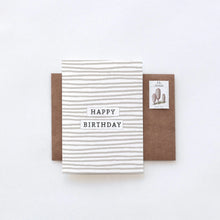 Load image into Gallery viewer, Happy Birthday Stripes Greeting Card