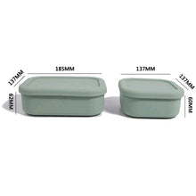 Load image into Gallery viewer, Silicone Bento Lunch Box | Sage