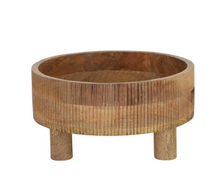Load image into Gallery viewer, Ulla Wood Footed Bowl - Natural
