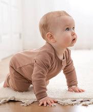 Load image into Gallery viewer, Organic Cotton Waffle Growsuit | Mocha
