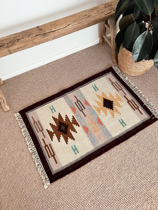 Indian Wool Kilim Mat
