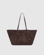 Load image into Gallery viewer, Sawyer Suedette Tote Bag | Chocolate
