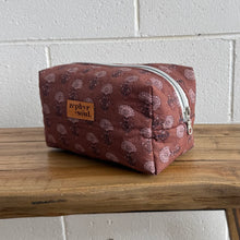 Load image into Gallery viewer, Makeup Bag | Brown Floral
