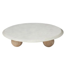 Load image into Gallery viewer, Tia Marble &amp; Travertine Plinth | 8x32cm
