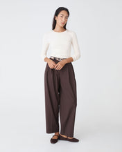 Load image into Gallery viewer, Devon Long Sleeve Rib Tee | Cream
