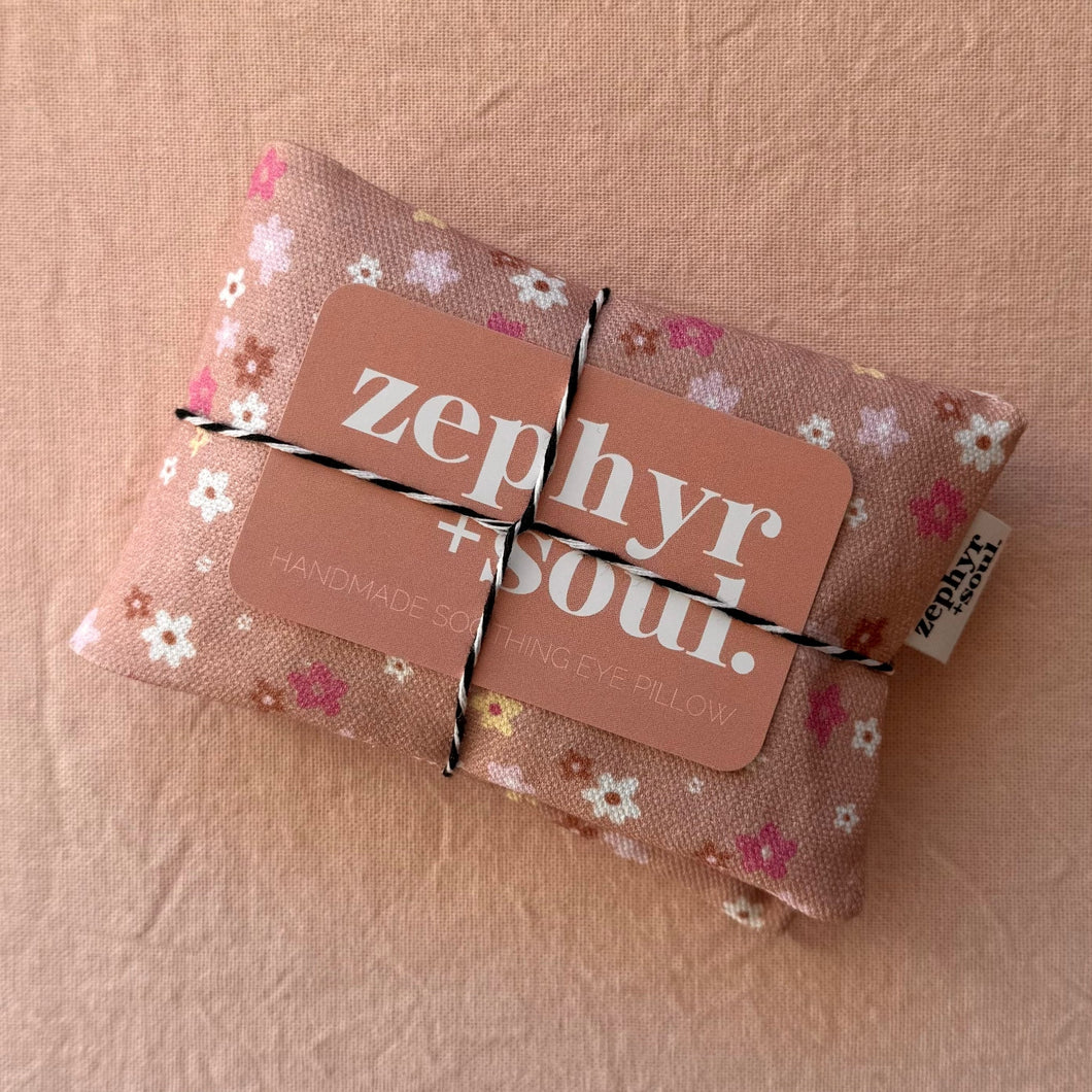 Eye Pillow | Beige + Pink Floral