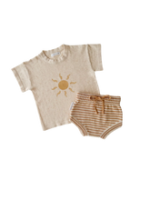 Load image into Gallery viewer, BLOOMERS | GOLDEN STRIPES *Last Pair 6/12M
