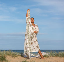 Load image into Gallery viewer, Los Cabos Caftan | White/Multi By Mandalay Designs 
