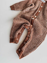 Load image into Gallery viewer, Chunky Full Romper | Chocolate

