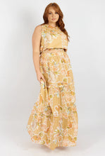 Load image into Gallery viewer, ELIO MAXI SKIRT - TROPICAL PRINT Girl and the Sun
