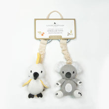 Load image into Gallery viewer, 2pk Stroller Toy - Koala &amp; Cockatoo
